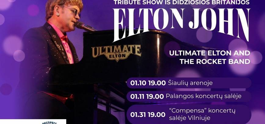 ELTON JOHN TRIBUTE SHOW „ULTIMATE ELTON”