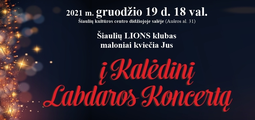 Christmas charity concert