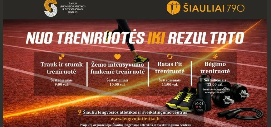 NUO TRENIRUOTĖS IKI REZULTATO