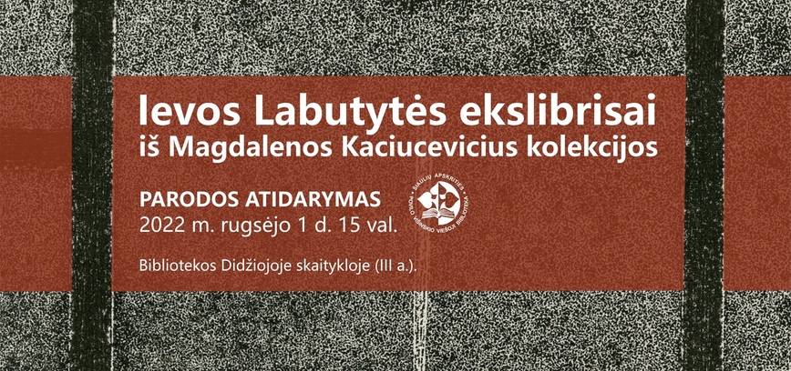 Magdalenos Kaciucevicius ekslibrisų kolekcijos pristatymas