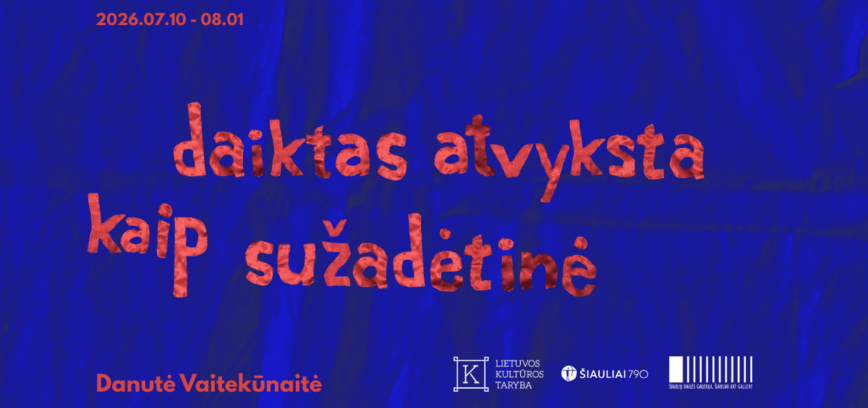 Danutės Vaitekūnaitės paroda „daiktas atvyksta kaip sužadėtinė“