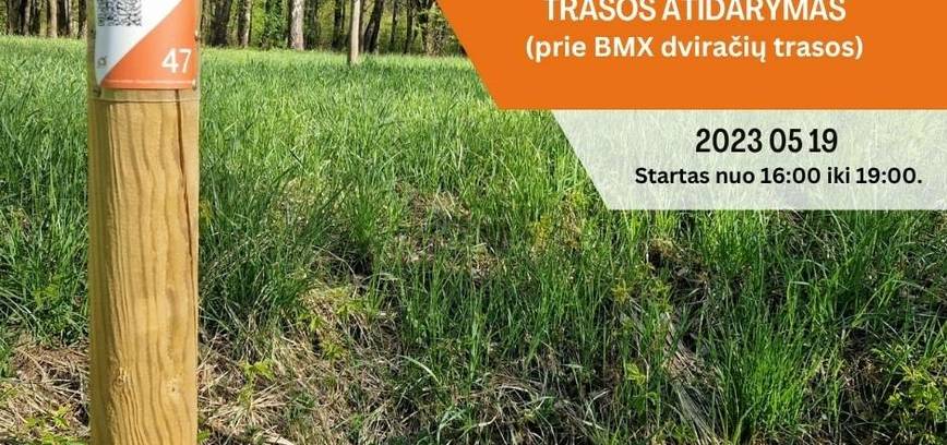 Dainų parko stacionarios orientavimosi sporto trasos atidarymas