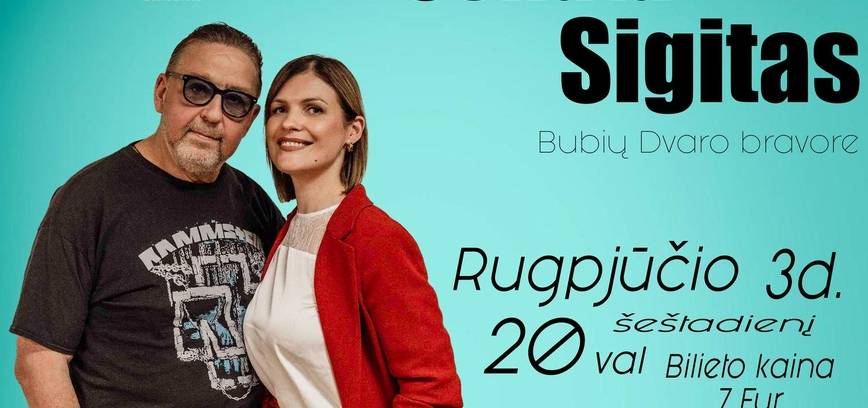 Muzikinis vakaras Bubių Dvaro bravore su Sonata ir Sigitu