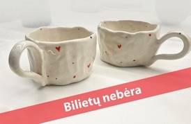 Edukacinis užsiėmimas suaugusiesiems „Puodeliai dviem“