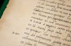 Kvedlinburgo analų faksimilė, žyminti pirmąjį Lietuvos vardo paminėjimą, bus perduota Šiaulių miestui