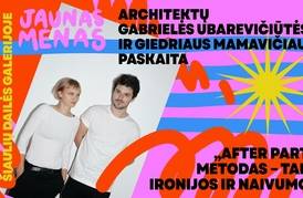 ARCHITEKTŲ PASKAITA „AFTER PARTY METODAS – TARP IRONIJOS IR NAIVUMO“