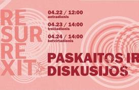 Paskaitos ir diskusijos | XLII RESURREXIT