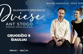 Spektaklis „Dviese ant stogo“