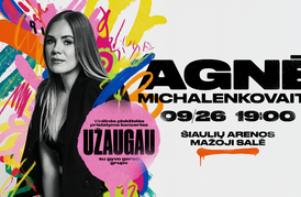 AGNĖS MICHALENKOVAITĖS Vinilinės plokštelės pristatymo koncertas „UŽAUGAU” | Mažoji salė