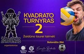 Kvadrato turnyras 2. Žaidūno taurei laimėti