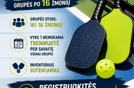 Nemokamos piklbolo ir fizinio aktyvumo treniruotės moterims