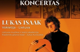 KLASIKINĖS GITAROS KONCERTAS GINKŪNUOSE