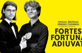 FORTES FORTUNA ADIUVAT | POVILAS UŠINSKIS (fortepijonas) ir MOTIEJUS DUDNIKAS (akordeonas) | ŠMSO | Dirigentas Vilhelmas Čepinskis