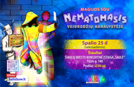 „NEMATOMASIS VEIDRODŽIŲ KARALYSTĖJE“ – interaktyvus šeimos šou ŠIAULIUOSE