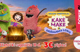 Premjera! KAKĖ MAKĖ IR DIDŽIAUSIAS LOBIS | DOMINO teatras