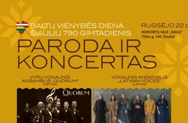 KONCERTAS. VYRŲ VOKALINIS ANSAMBLIS „QUORUM“ (LIETUVA) IR VOKALINIS ANSAMBLIS „LATVIAN VOICES“ (LATVIJA))