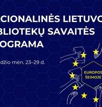 Nacionalinės Lietuvos bibliotekų savaitės renginiai