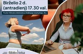 Paskaita „Antsvorio psichologija: kodėl žinios nepadeda lieknėti?“