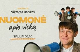  Viktoro Balykov „stand up“ pasirodymas „Nuomonė apie viską“ 