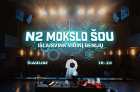  Didžiausias mokslinis pasirodymas „N2 mokslo šou“ 