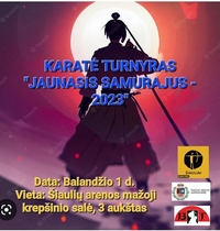  Šiaulių miesto karatė turnyras „Jaunasis Samurajus 2023“