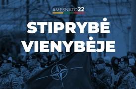  NATO vėliavos pakėlimo ceremonija 