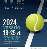 Tarptautinės teniso federacijos (ITF) II kategorijos turnyras "J200 SIAULIAI 2024"