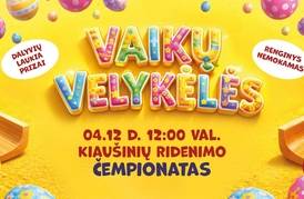 KIAUŠINIŲ RIDENIMO ČEMPIONATAS