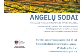 Vektorinės tapybos paroda ANGELŲ SODAI