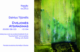 Dainiaus Tijūnėlio parodos „Dvejonės atsiradimas“ pristatymas