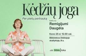 Kėdžių joga su Remigijumi Daugėla