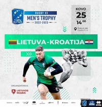 Europos vyrų R-15 čempionato "Trophy" diviziono rungtynės Lietuva- Kroatija