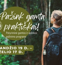 Pažink gamtą praktiškai! Patyriminė gamtos ir aplinkos pažinimo programa