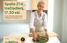 Susitikimas su kulinarinių knygų autore Nida Degutiene