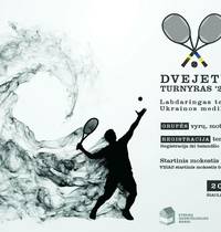  Labdaringas teniso dvejetų turnyras Ukrainos medikams paremti