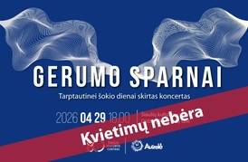  Tarptautinei šokio dienai skirtas koncertas „Gerumo sparnai“ 