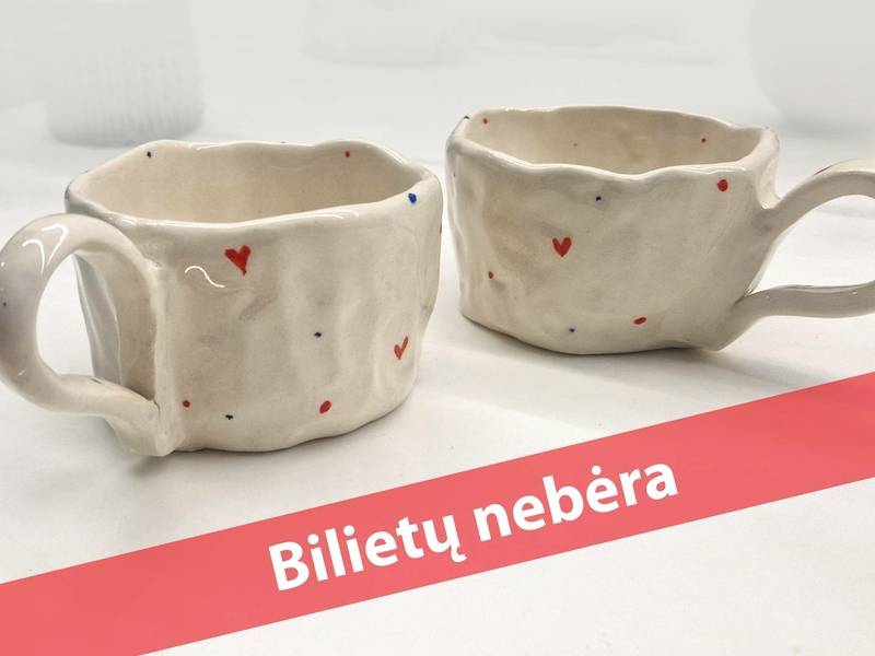  Edukacinis užsiėmimas suaugusiesiems „Puodeliai dviem“ 