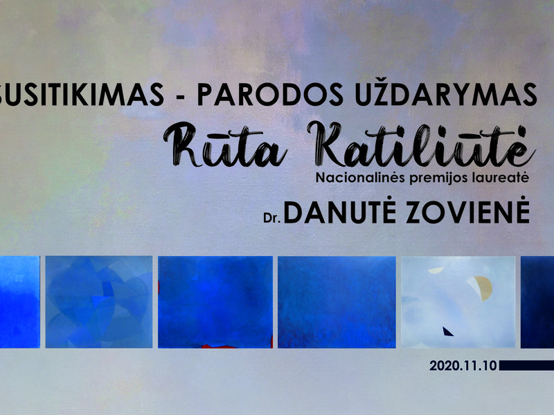 SUSITIKIMAS SU NACIONALINĖS PREMIJOS LAUREATE RŪTA KATILIŪTE