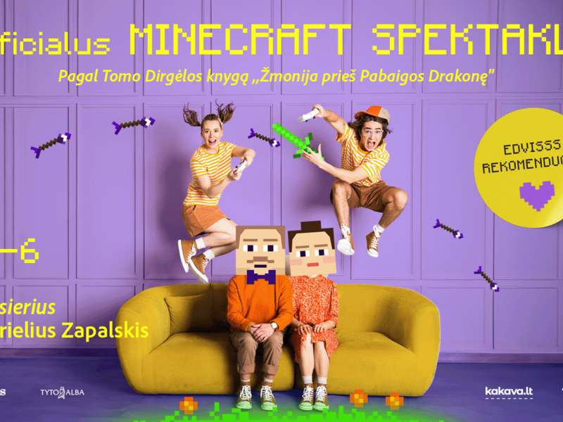  Neoficialus „Minecraft“ spektaklis pagal T. Dirgėlos knygą „Žmonija prieš Pabaigos Drakonę“ 