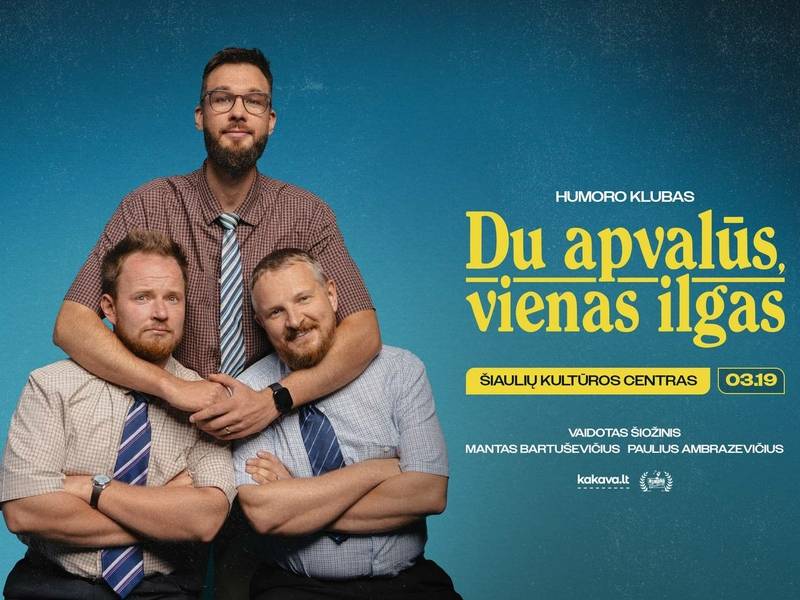  „Humoro klubo“ programa „Du apvalūs, vienas ilgas“ 