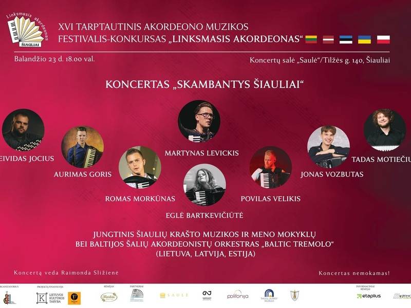 KONCERTAS „SKAMBANTYS ŠIAULIAI“