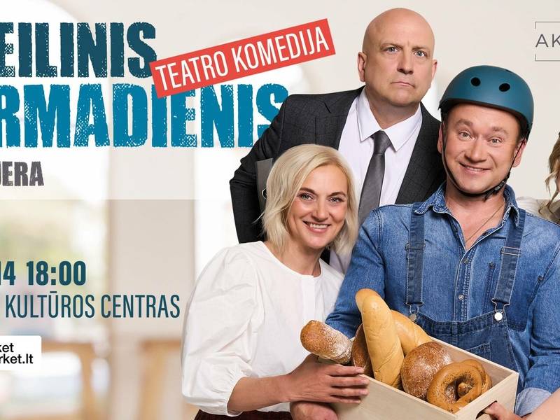  Premjera! Teatro komedija „Neelinis pirmadienis“ 