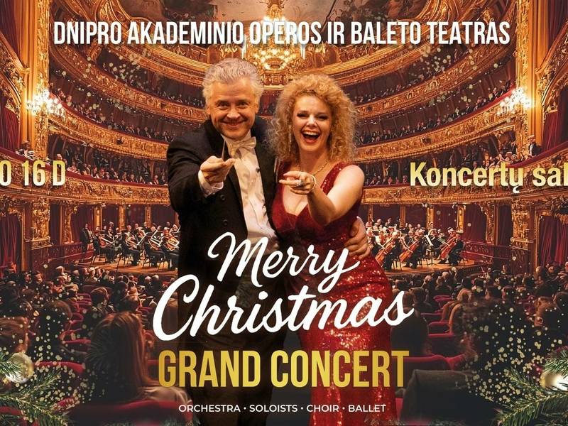 MERRY CHRISTMAS GRAND CONCERT Dniepro valstybinis teatras
