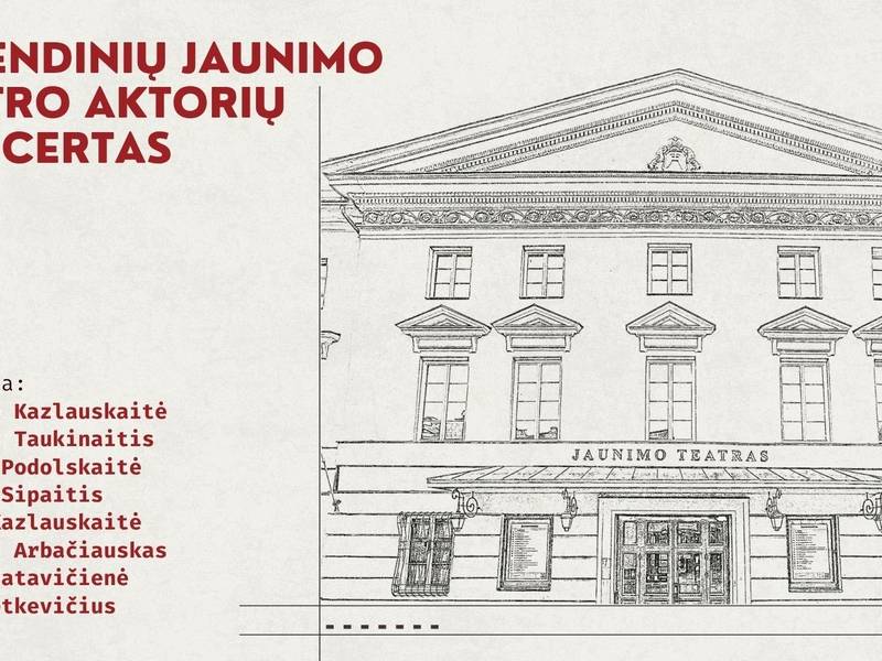 Legendinių JAUNIMO TEATRO aktorių koncertas