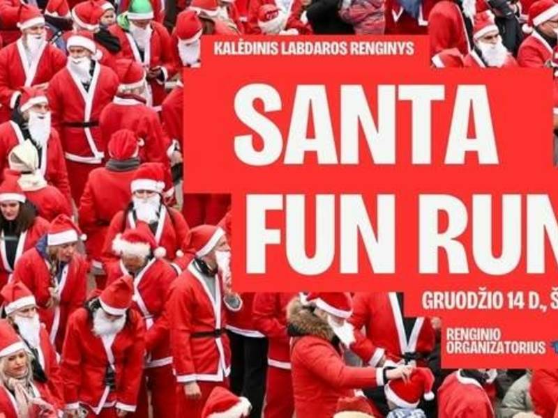 SANTA FUN RUN ŠIAULIAI 2025 