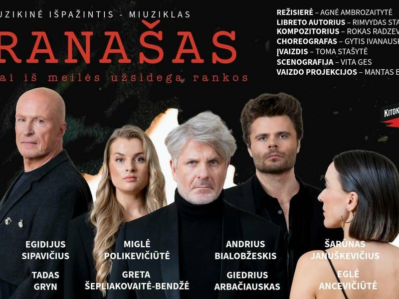  Spektaklis-miuziklas „Pranašas. Kai iš meilės užsidega rankos“ 