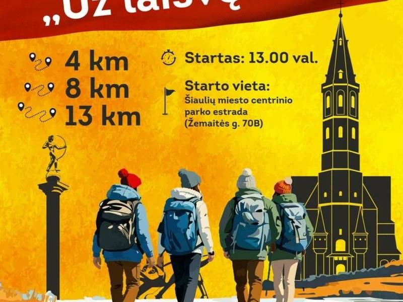 ĖJIMAS „UŽ LAISVĘ KARTU“