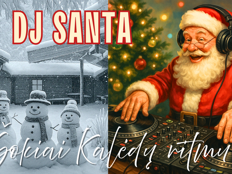 DJ SANTA. Kalėdiniai ritmai Juonė pastuogė