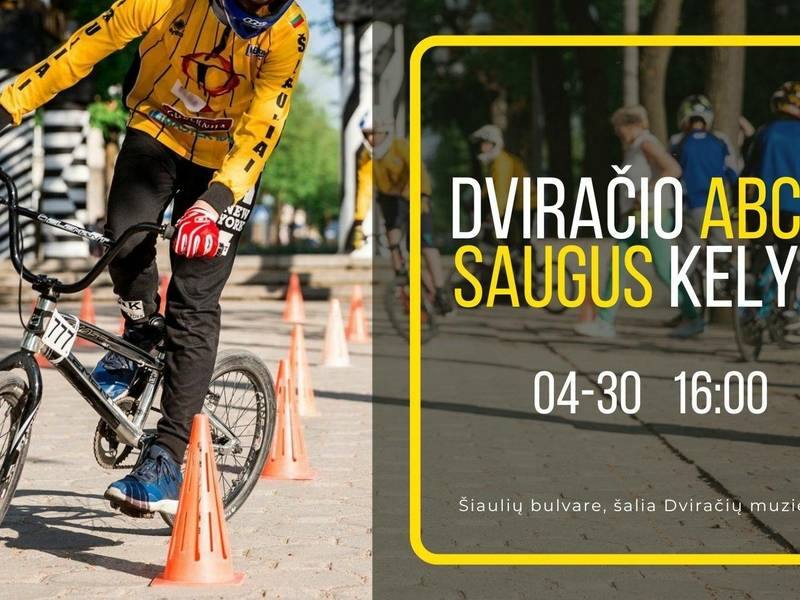 Dviračio ABC – saugus kelyje