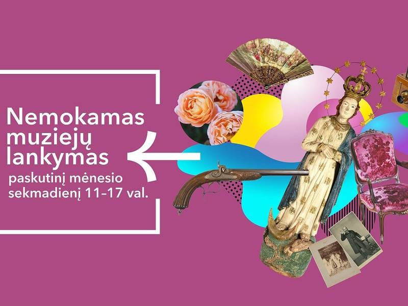 Paskutinį balandžio mėnesio sekmadienį – nemokamas muziejų lankymas